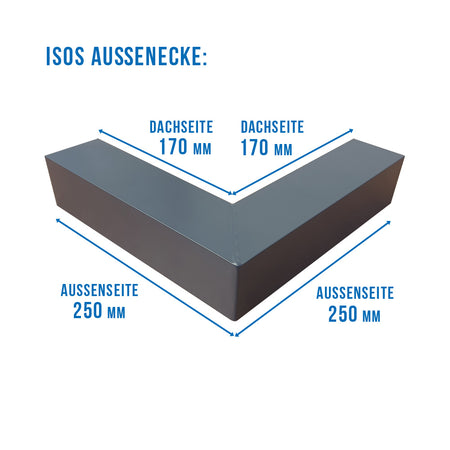Außenecke ISOS 90° Anthrazit RAL 7016