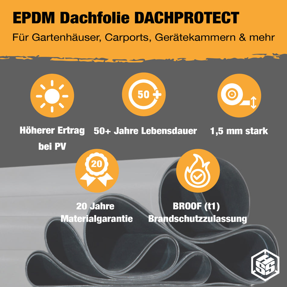 EPDM Dachfolie weiß
