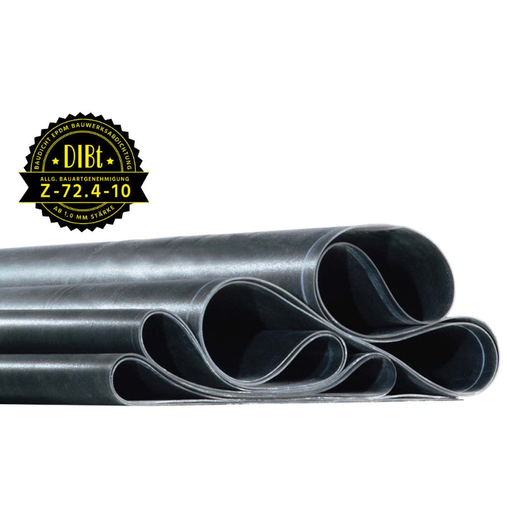 EPDM Abdichtungsfolie 1,5 mm schwarz