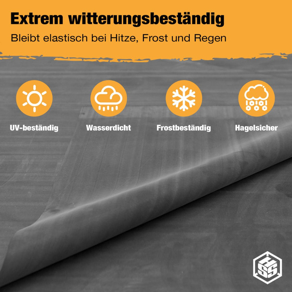 EPDM Dachfolie schwarz 1,20 mm / Breite 12,20m